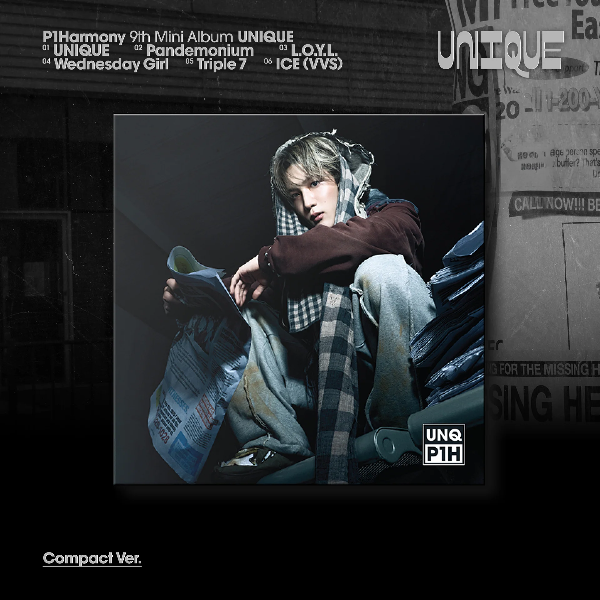 P1Harmony - UNIQUE [9th Mini Album - Compact Ver.] - Image 6