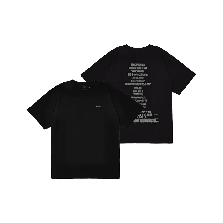 SEVENTEEN - S/S T-Shirt Black ['NEW_' World Tour Encore Official MD]