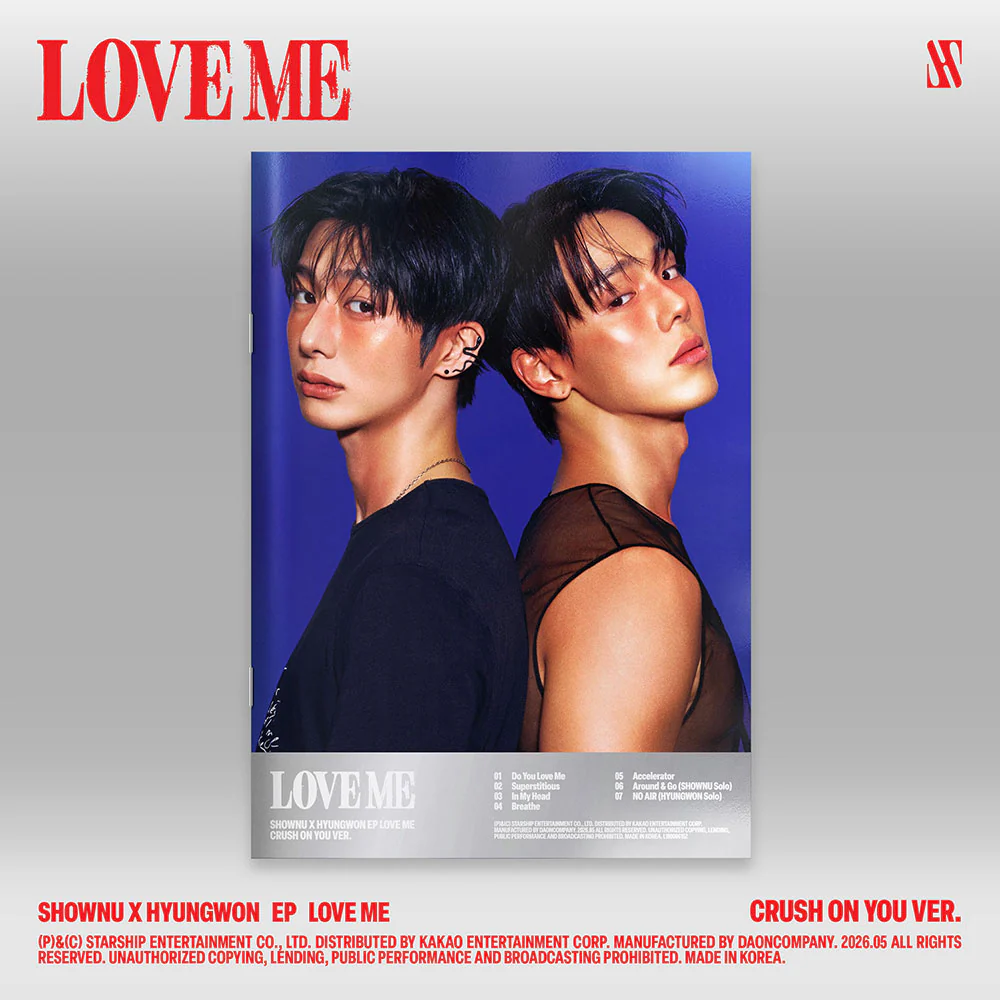 SHOWNU X HYUNGWON - LOVE ME [EP Album - CRUSH ON YOU Ver.]