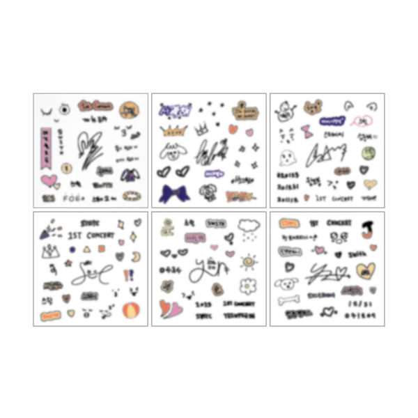 STAYC - Deco Sticker Set [1st World Tour 'TEENFRESH' Official MD]