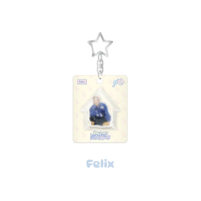 [PRE-ORDER] Stray Kids - Mini Block Keyring [6th Fanmeeting 'STAY in Our Little House' Official MD] - Image 8
