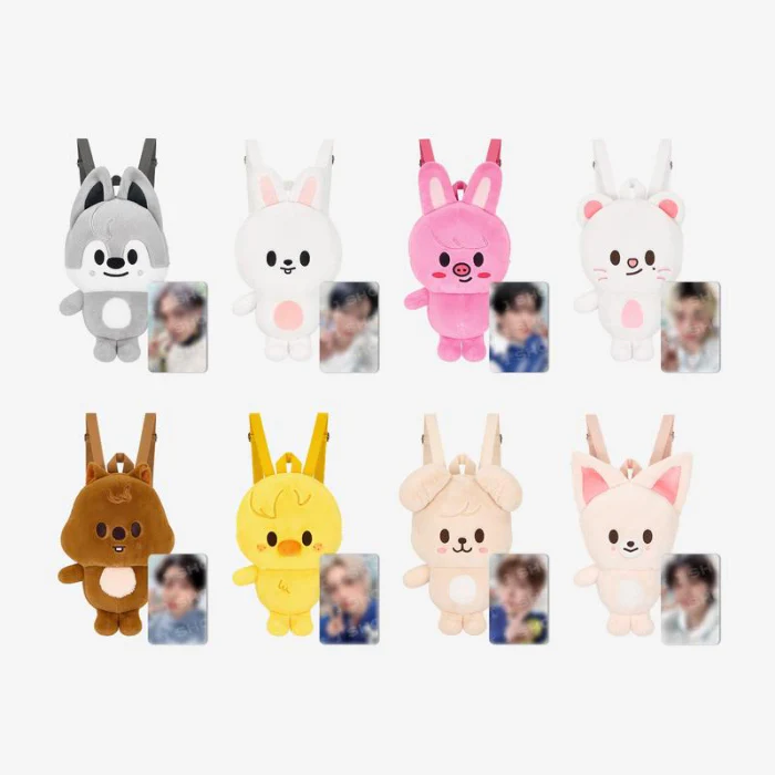 [PRE-ORDER] Stray Kids - SKZOO Plush Backpack [6th Fanmeeting 'STAY in Our Little House' Official MD]