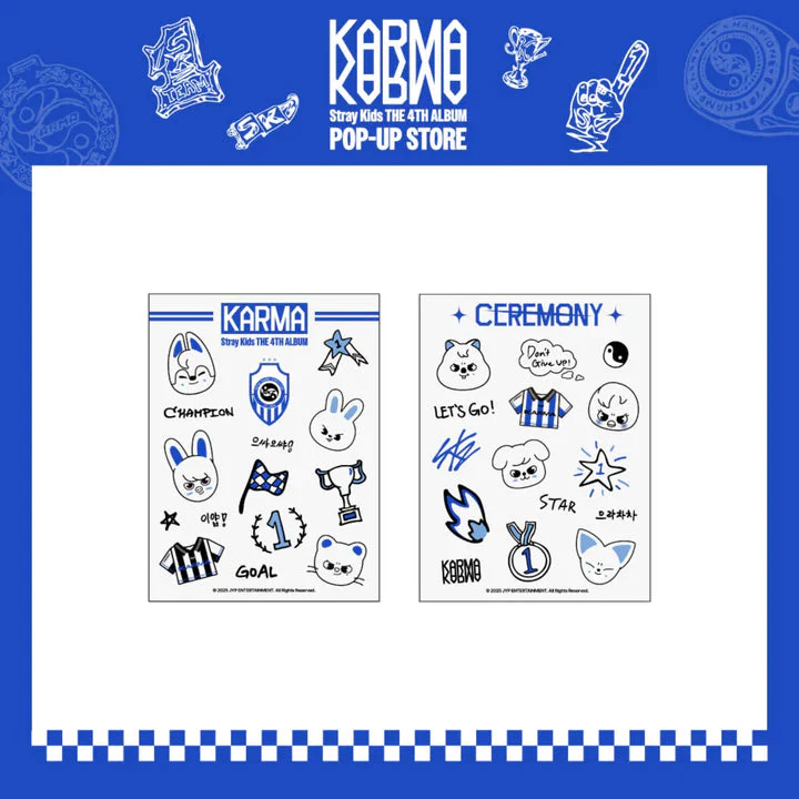 Stray Kids - Tattoo Sticker [KARMA POP-UP Store Official MD]