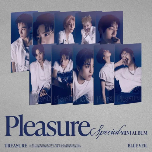 TREASURE - PLEASURE [Special Mini Album - BLUE Ver.]