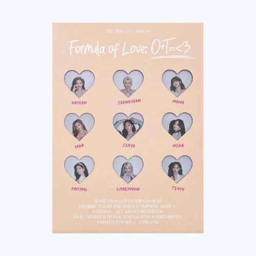 TWICE - Formula of Love: O+T=<3 [3rd Album] - Image 5