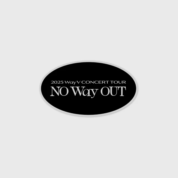 WayV - Logo Badge [2025 WayV CONCERT TOUR 'NO Way OUT' Official MD]