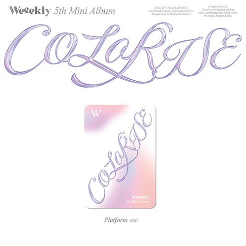 Weeekly - ColoRise [5th Mini Album - Platform Ver.]