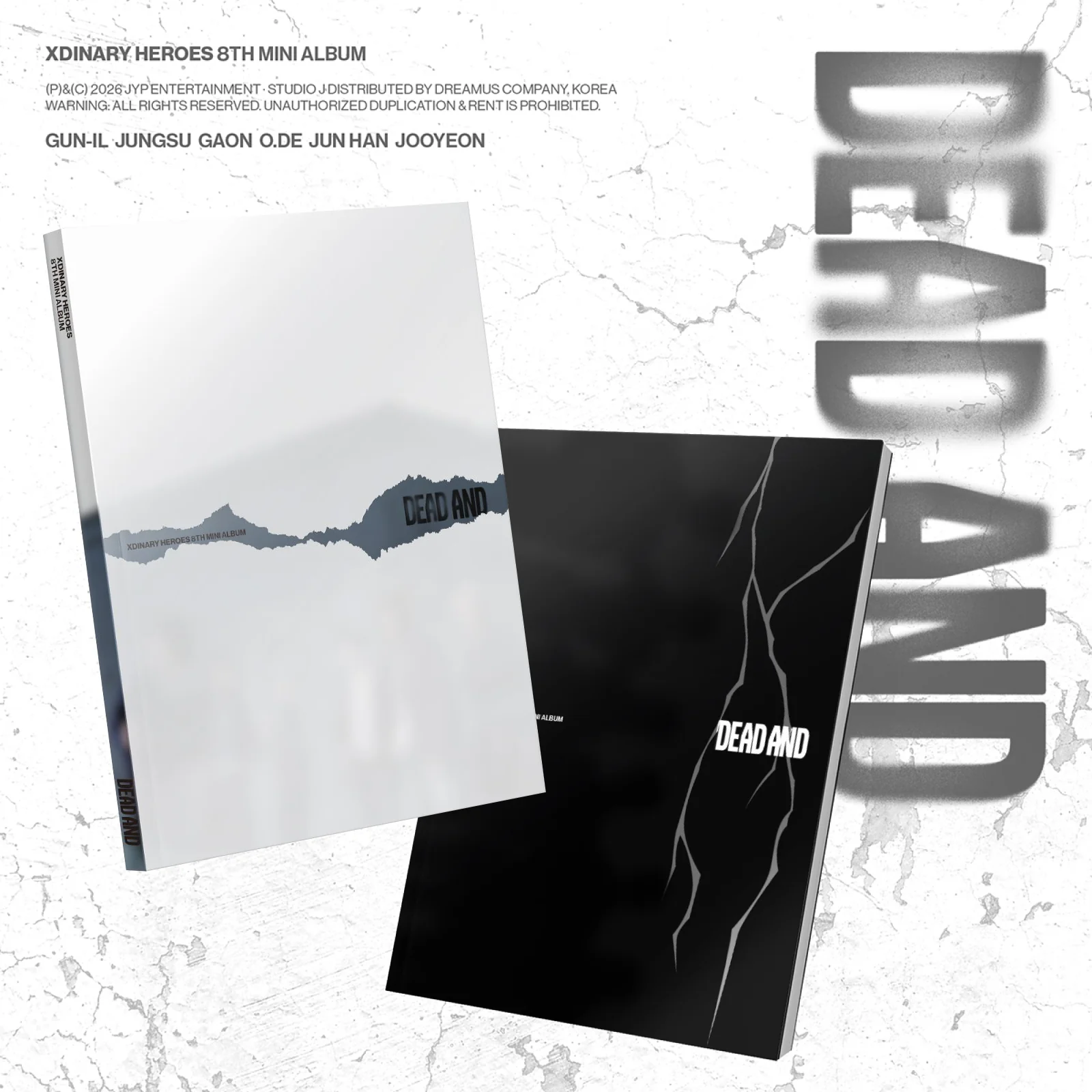 Xdinary Heroes - DEAD AND [8th Mini Album - Photobook Ver.]