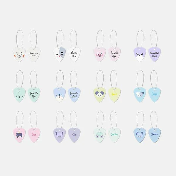 Xdinary Heroes - Xdinary Monsters Secret Pick Keyring ['Beautiful Mind' WORLD TOUR FINALE IN SEOUL Official MD]