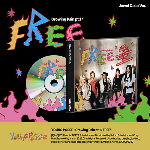 YOUNG POSSE - Growing Pain pt.1 : FREE [4th EP Album - Jewel Case Ver.]