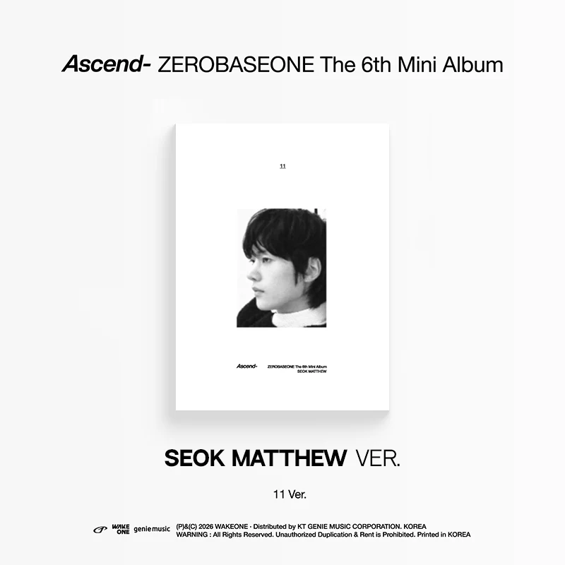 ZEROBASEONE - Ascend- [6th Mini Album - 11 Ver.] - Image 4