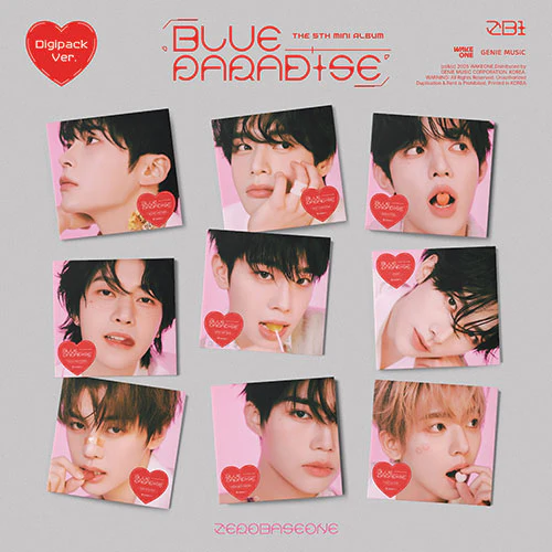 ZEROBASEONE - BLUE PARADISE [5th Mini Album - Digipack Ver.]