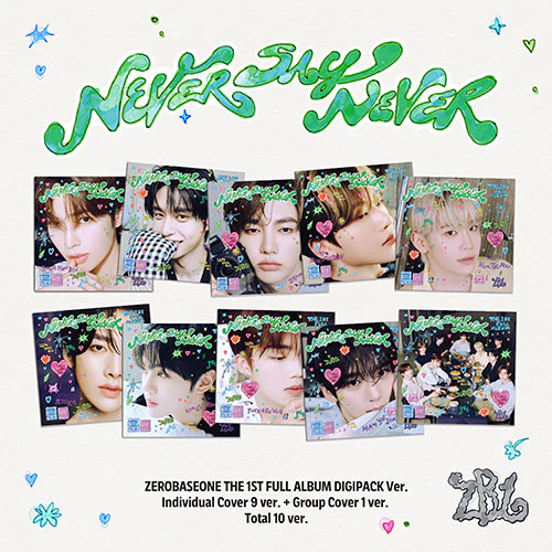ZEROBASEONE - NEVER SAY NEVER [1st Album - Digipack Ver.]